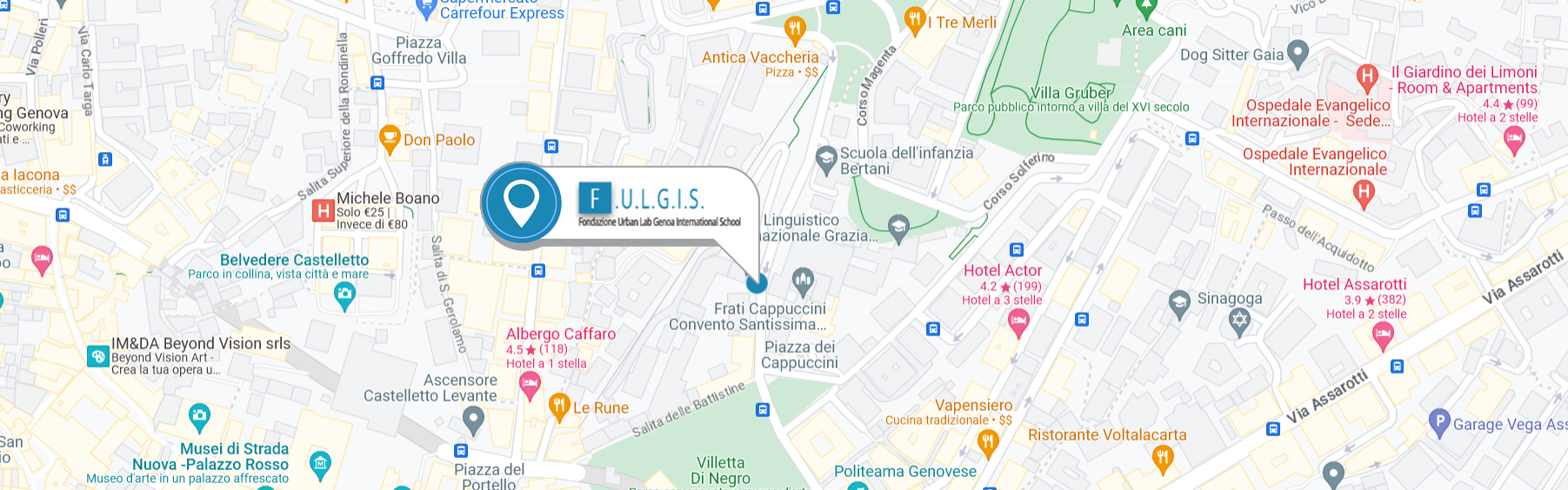 Dove è FULGIS - Mappa