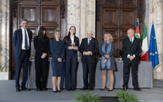 Liceo Linguistico Grazia Deledda ha ricevuto il prestigioso premio nazionale Credere nella Ricerca 2025 al Quirinale